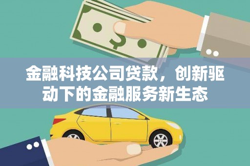 高邮金融科技公司贷款，创新驱动下的金融服务新生态