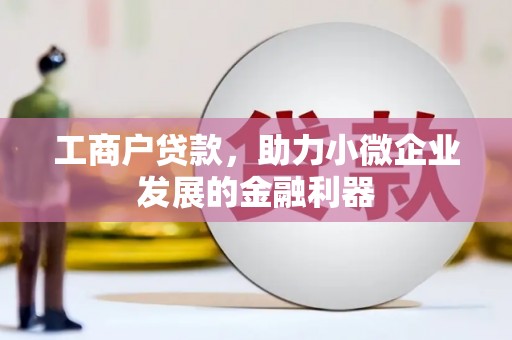 高邮工商户贷款，助力小微企业发展的金融利器