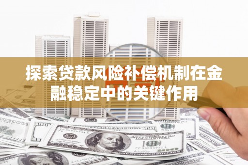 高邮探索贷款风险补偿机制在金融稳定中的关键作用