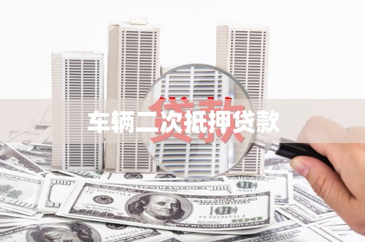 高邮车辆二次抵押贷款