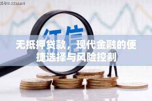 高邮无抵押贷款，现代金融的便捷选择与风险控制