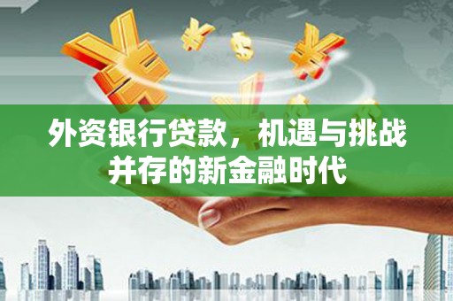 高邮外资银行贷款，机遇与挑战并存的新金融时代