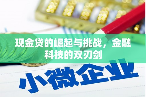 高邮现金贷的崛起与挑战，金融科技的双刃剑