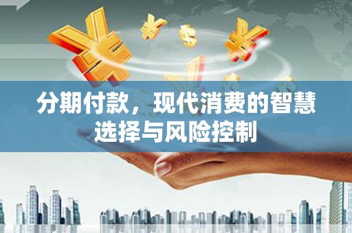 高邮分期付款，现代消费的智慧选择与风险控制