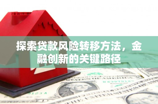 高邮探索贷款风险转移方法，金融创新的关键路径