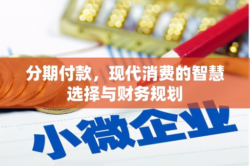 高邮分期付款，现代消费的智慧选择与财务规划