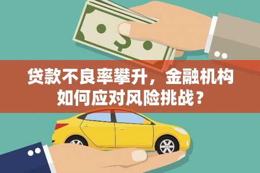 高邮贷款不良率攀升，金融机构如何应对风险挑战？