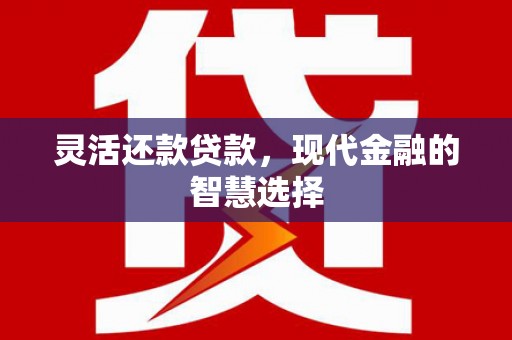 高邮灵活还款贷款，现代金融的智慧选择