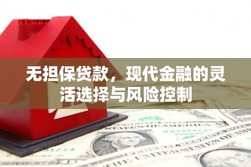 高邮无担保贷款，现代金融的灵活选择与风险控制