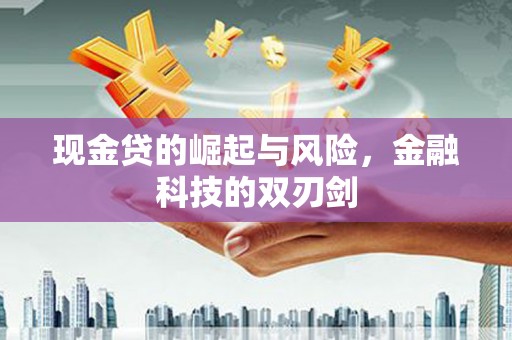 高邮现金贷的崛起与风险，金融科技的双刃剑