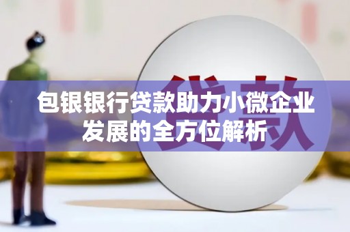 高邮包银银行贷款助力小微企业发展的全方位解析