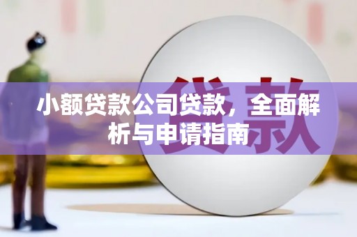 高邮小额贷款公司贷款，全面解析与申请指南