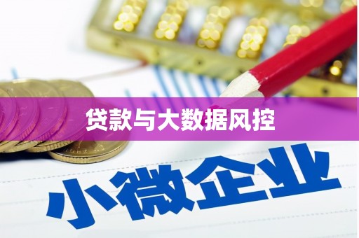 高邮贷款与大数据风控