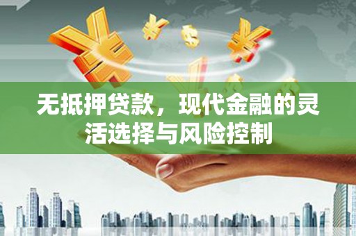 高邮无抵押贷款，现代金融的灵活选择与风险控制