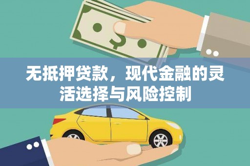 高邮无抵押贷款，现代金融的灵活选择与风险控制