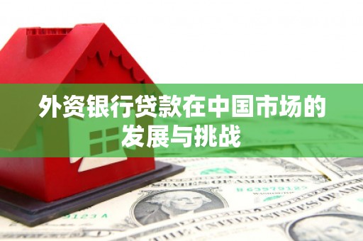高邮外资银行贷款在中国市场的发展与挑战