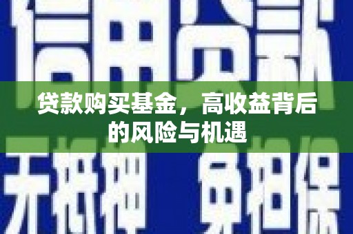 高邮贷款购买基金，高收益背后的风险与机遇