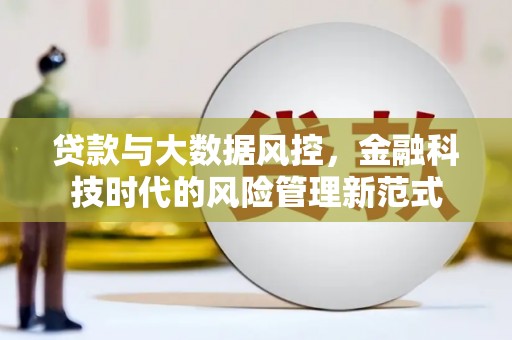高邮贷款与大数据风控，金融科技时代的风险管理新范式