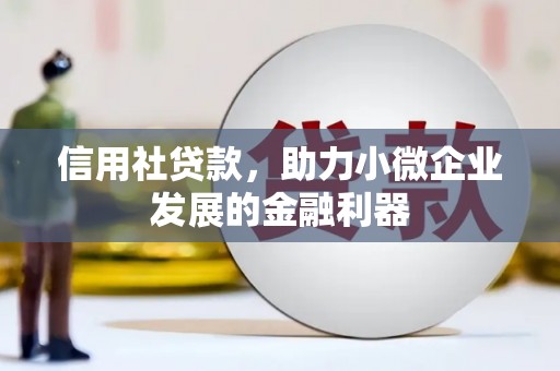 高邮信用社贷款，助力小微企业发展的金融利器