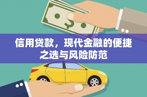 高邮信用贷款，现代金融的便捷之选与风险防范