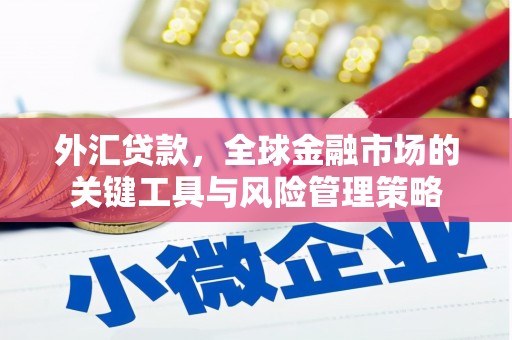 高邮外汇贷款，全球金融市场的关键工具与风险管理策略