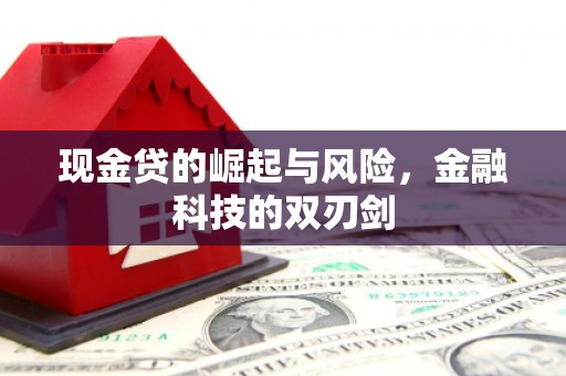 高邮现金贷的崛起与风险，金融科技的双刃剑
