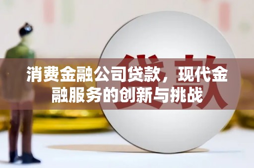 高邮消费金融公司贷款，现代金融服务的创新与挑战