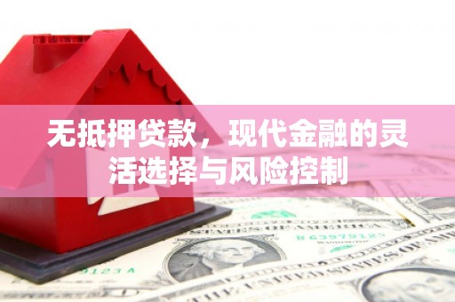 高邮无抵押贷款，现代金融的灵活选择与风险控制
