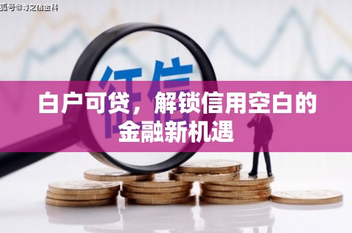 高邮白户可贷，解锁信用空白的金融新机遇