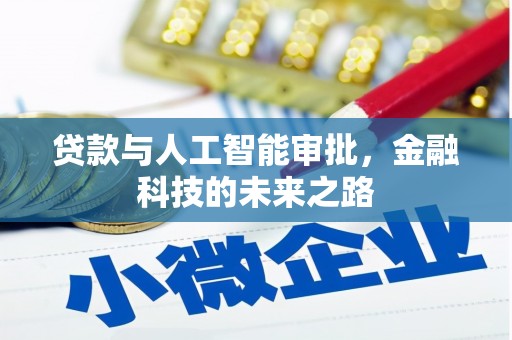 高邮贷款与人工智能审批，金融科技的未来之路