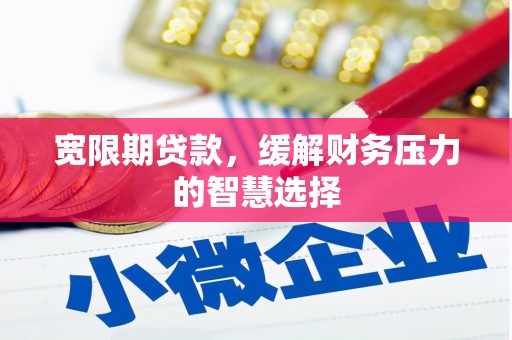 高邮宽限期贷款，缓解财务压力的智慧选择