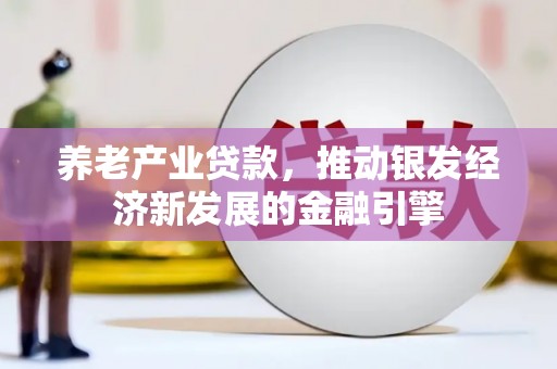 高邮养老产业贷款，推动银发经济新发展的金融引擎
