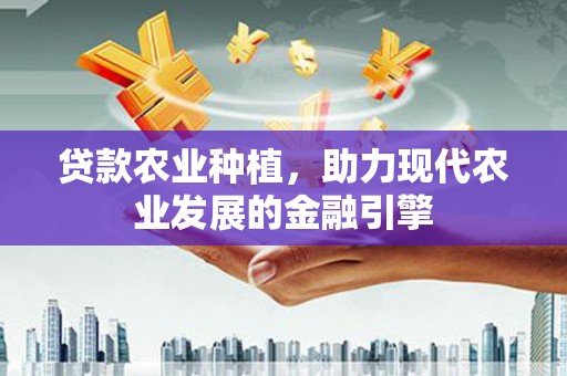 高邮贷款农业种植，助力现代农业发展的金融引擎