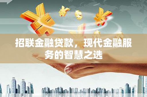 高邮招联金融贷款，现代金融服务的智慧之选