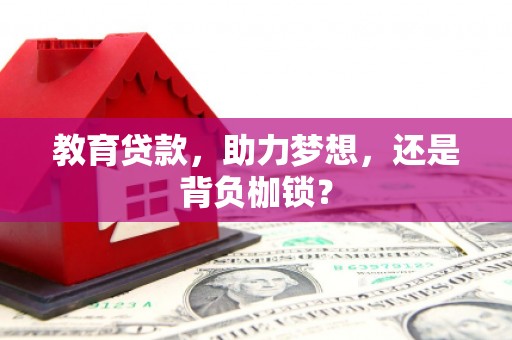 高邮教育贷款，助力梦想，还是背负枷锁？