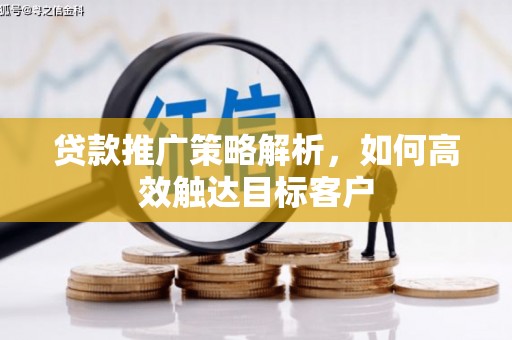 高邮贷款推广策略解析，如何高效触达目标客户