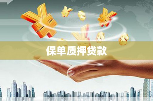 高邮保单质押贷款