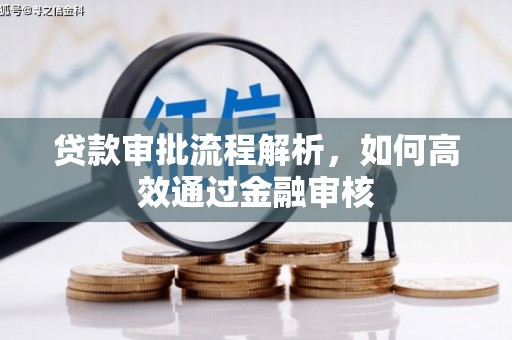 高邮贷款审批流程解析，如何高效通过金融审核