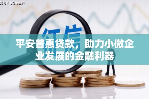 高邮平安普惠贷款，助力小微企业发展的金融利器