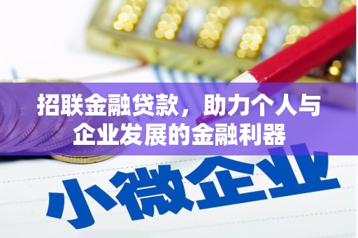 高邮招联金融贷款，助力个人与企业发展的金融利器