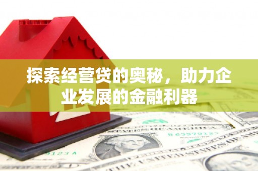 高邮探索经营贷的奥秘，助力企业发展的金融利器