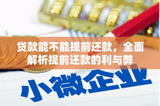 高邮贷款能不能提前还款，全面解析提前还款的利与弊