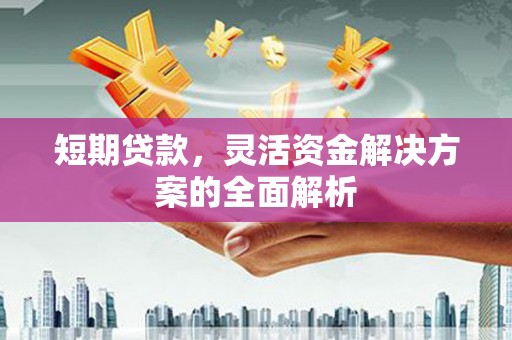 高邮短期贷款，灵活资金解决方案的全面解析