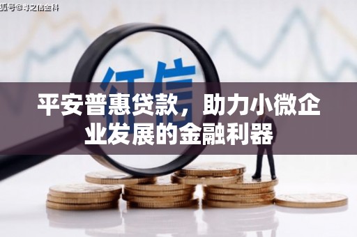 高邮平安普惠贷款，助力小微企业发展的金融利器