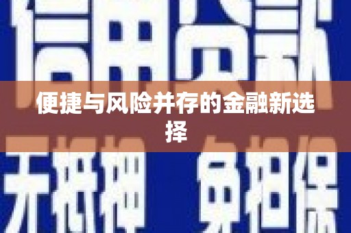 高邮便捷与风险并存的金融新选择